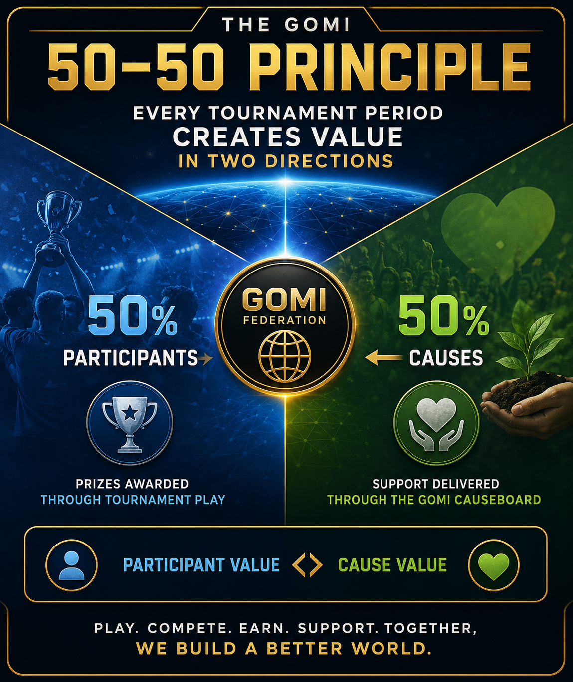 The GOMI 50-50 Principle