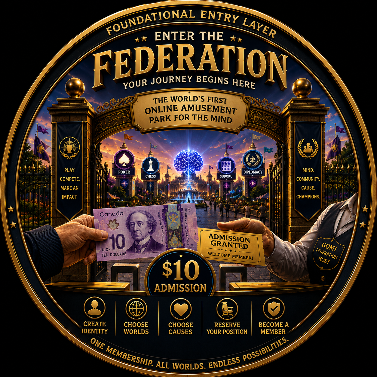 Enter the GOMI Federation