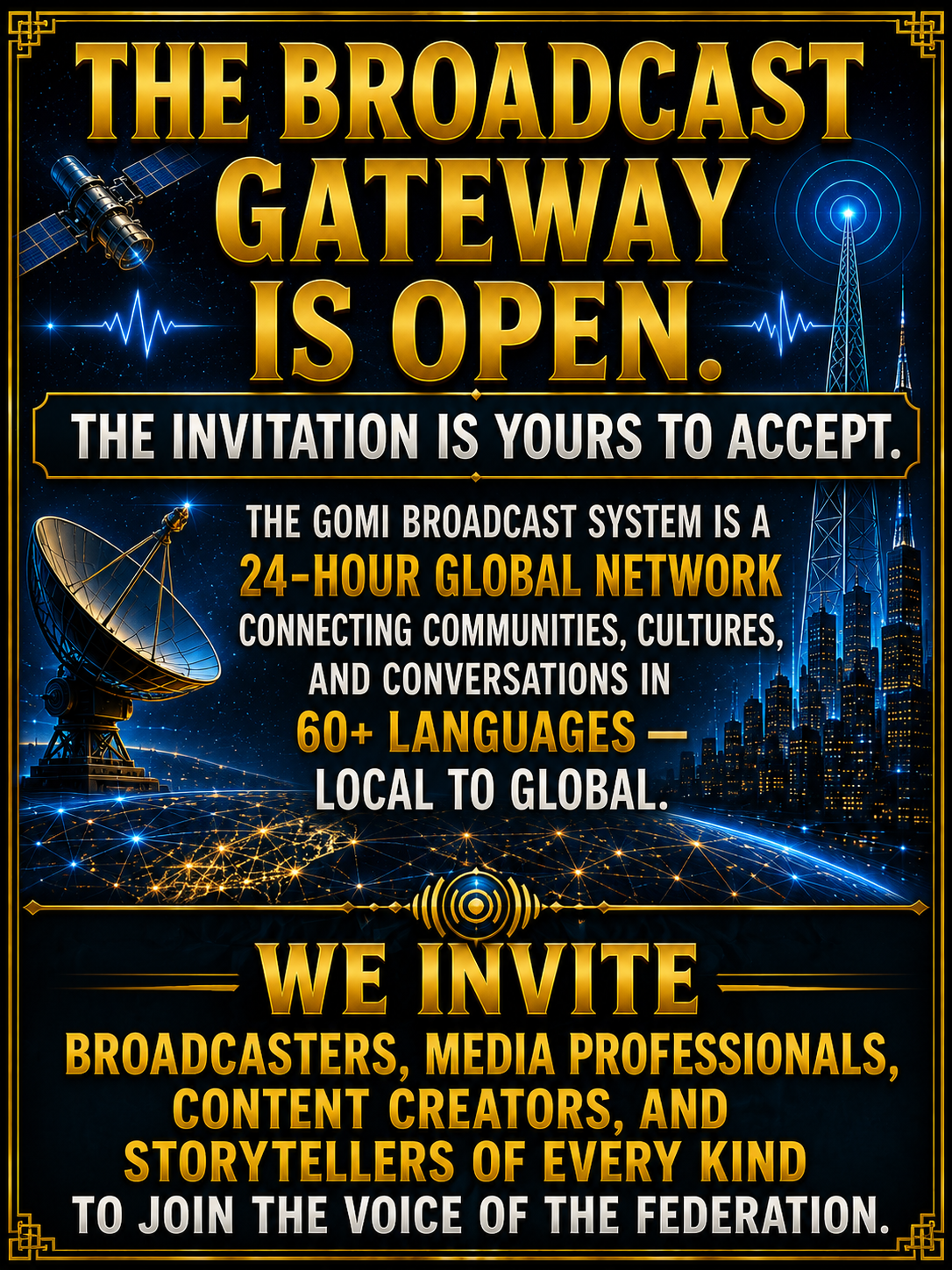 GOMI Broadcast Invitation
