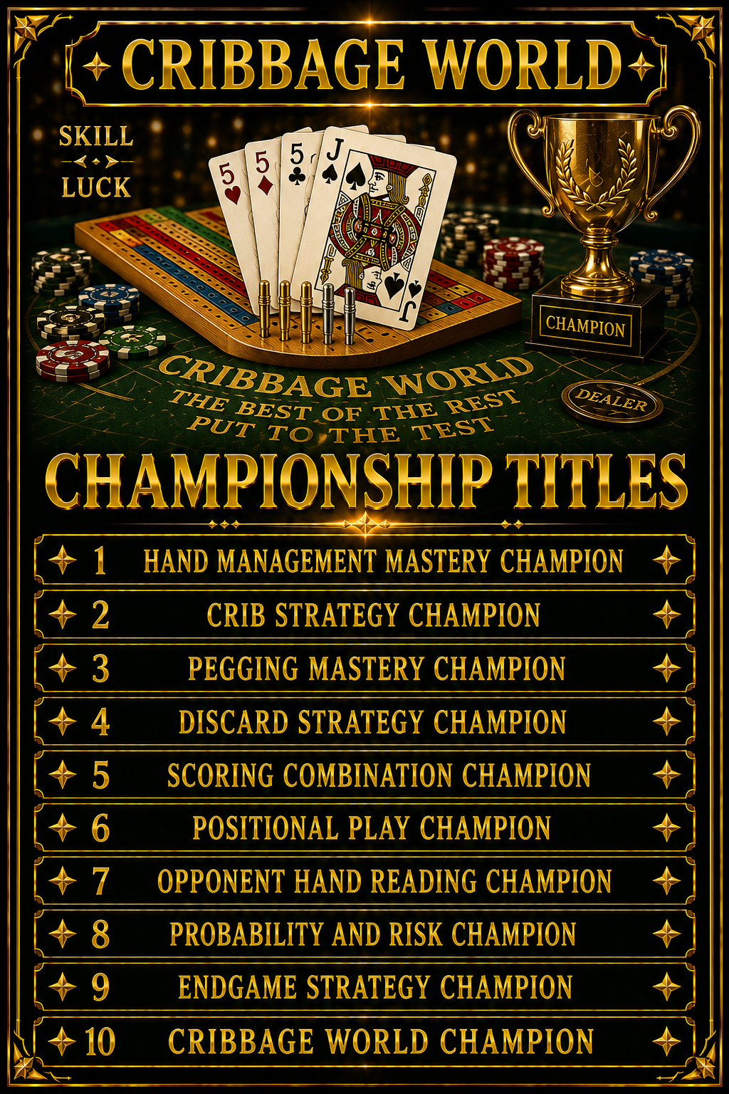 Cribbage World Championship Titles