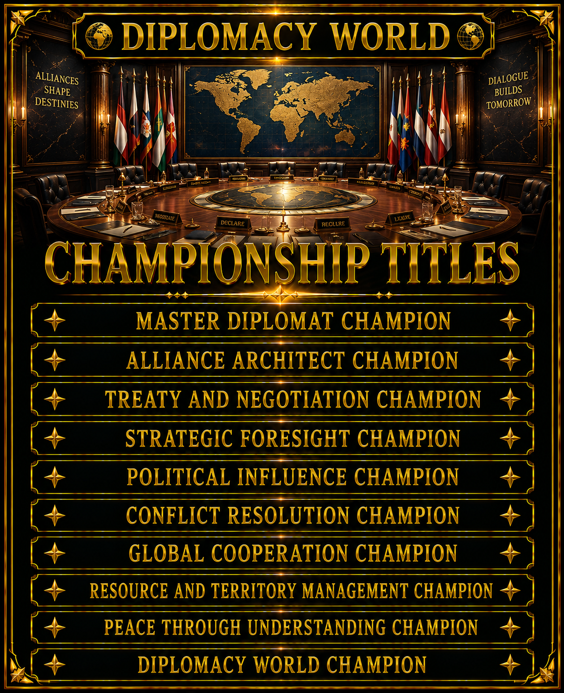Diplomacy World Championship Titles