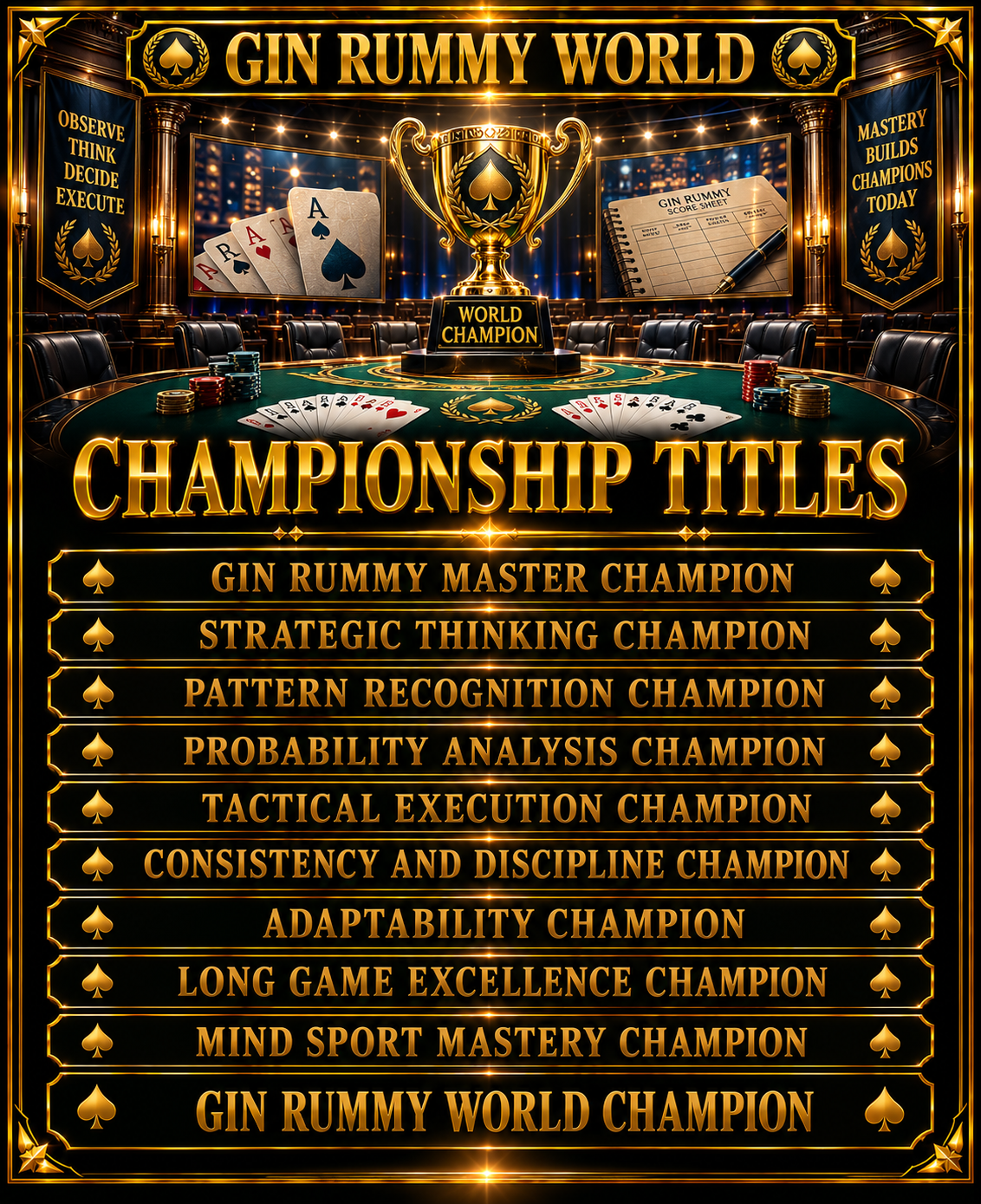 Crazy 8s World Championship Titles