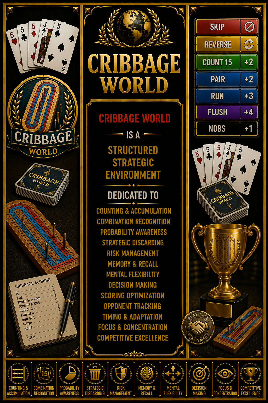 Cribbage World Structured Trivia Environment