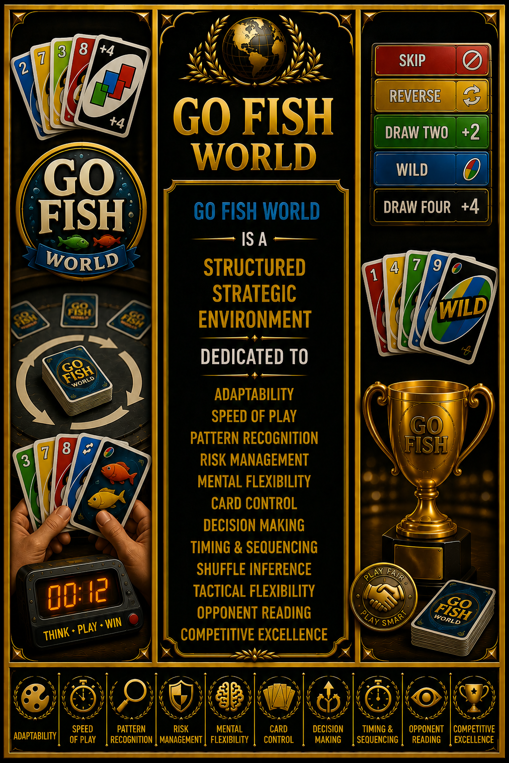 Go Fish World Structured Trivia Environment