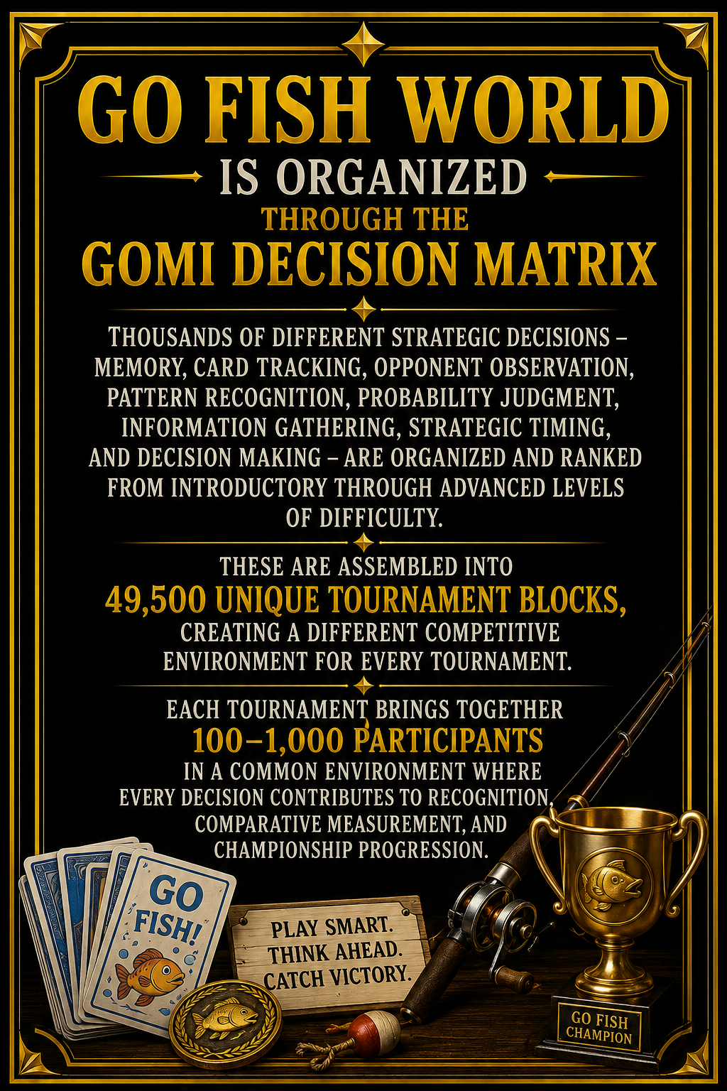 Go Fish World Organized Through GOMI Data Matrix