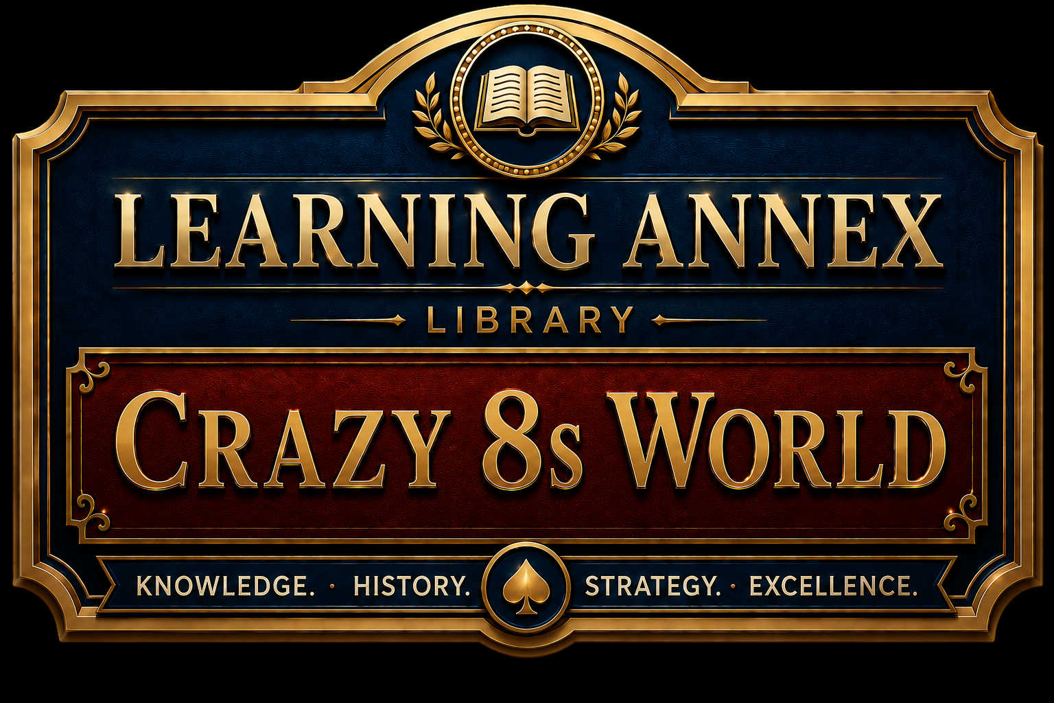 Crazy 8s World Learning Annex Library