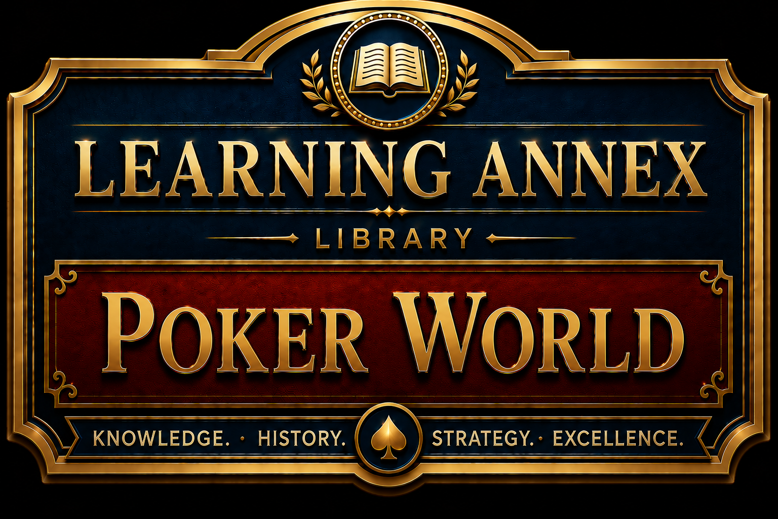 Poker World Learning Annex Library