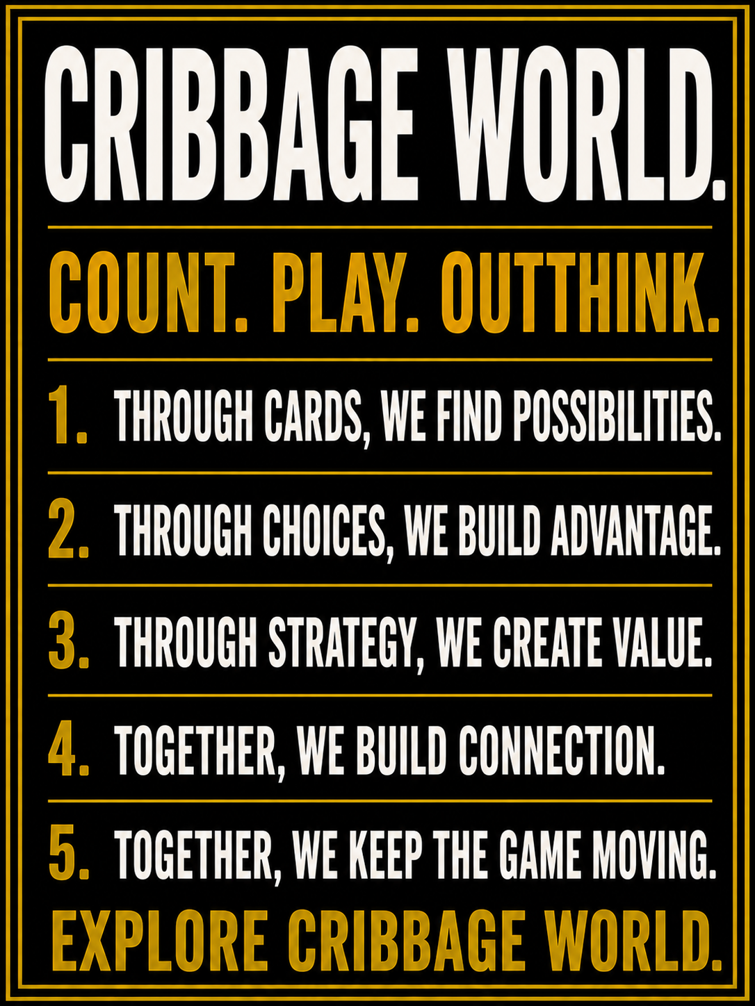 Explore Cribbage World