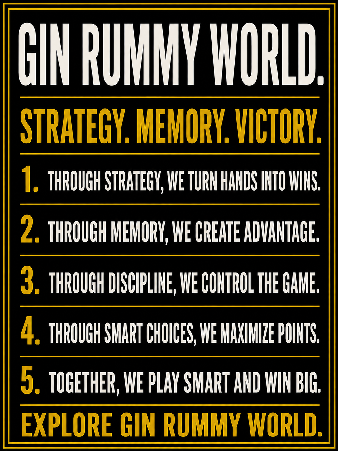 Explore Gin Rummy World
