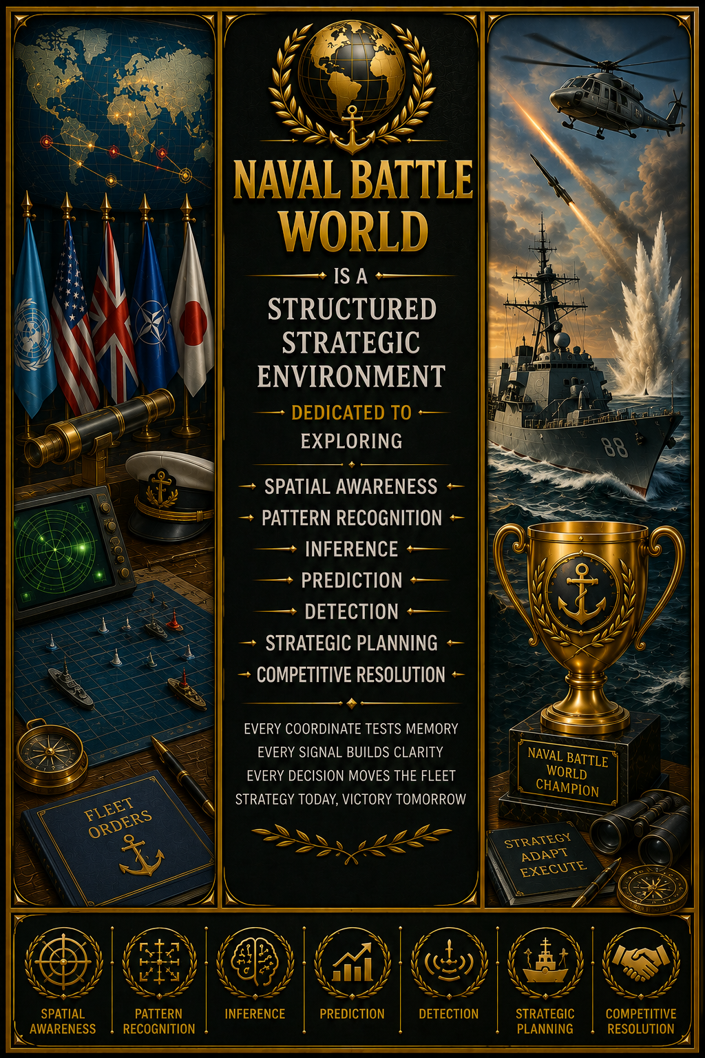 Naval Battle World Structured Trivia Environment
