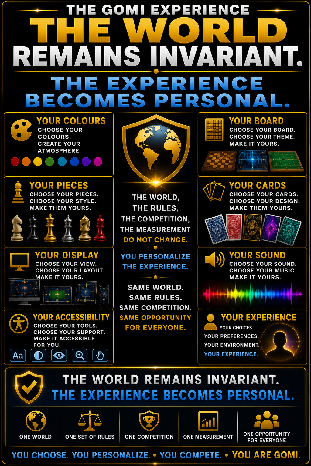 The World Remains Invariant — The Experience Becomes Personal