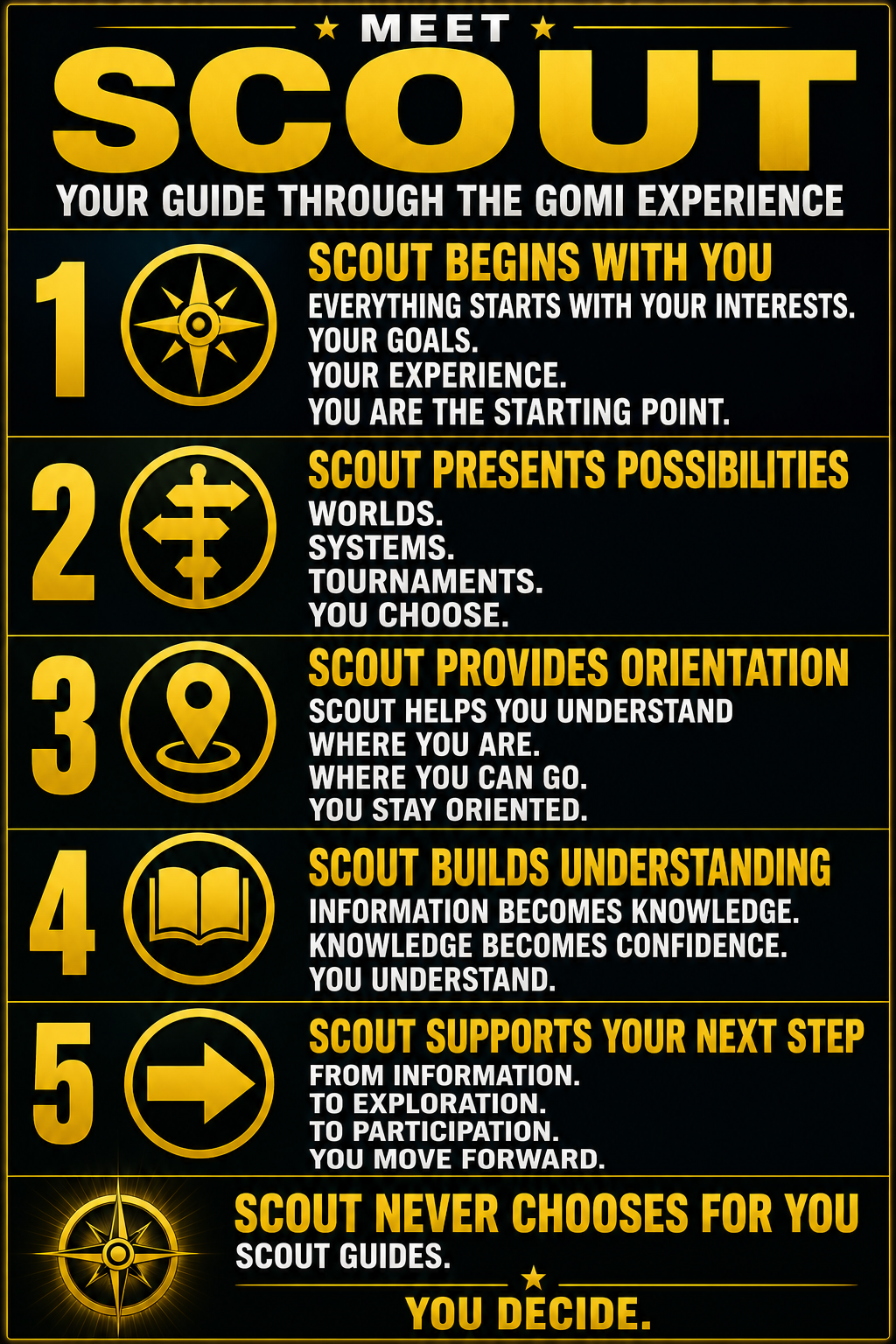 Meet Scout — Your Guide to the Experience