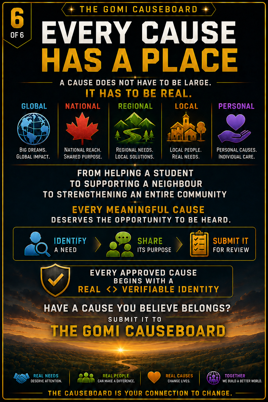 Every Cause Has a Place