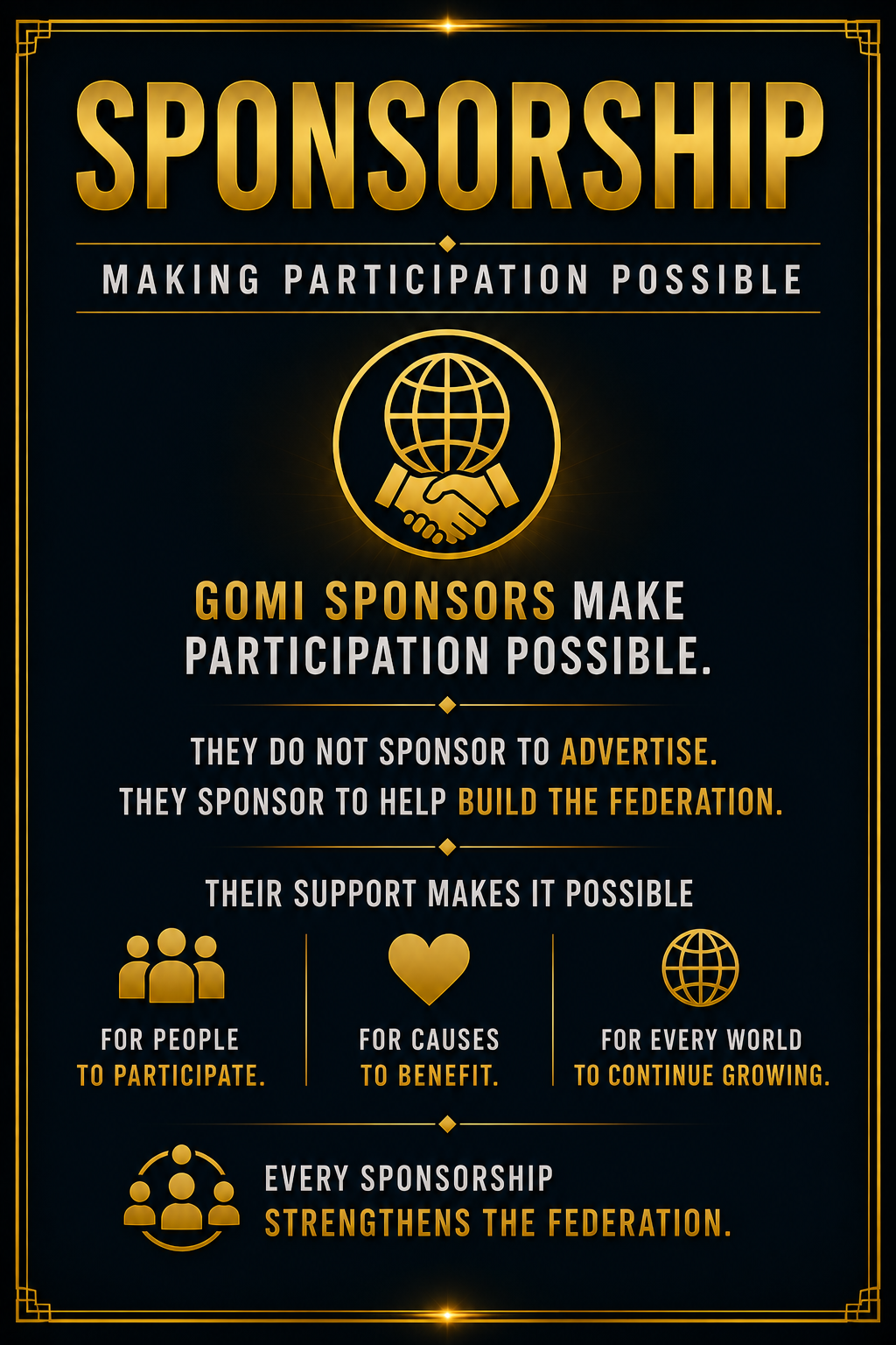 GOMI Sponsorship