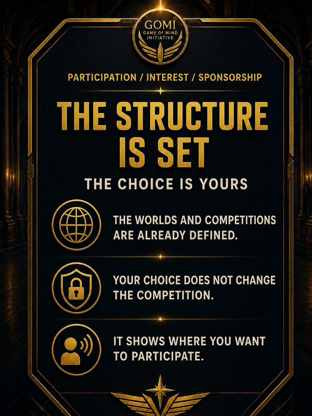 The Structure Is Set