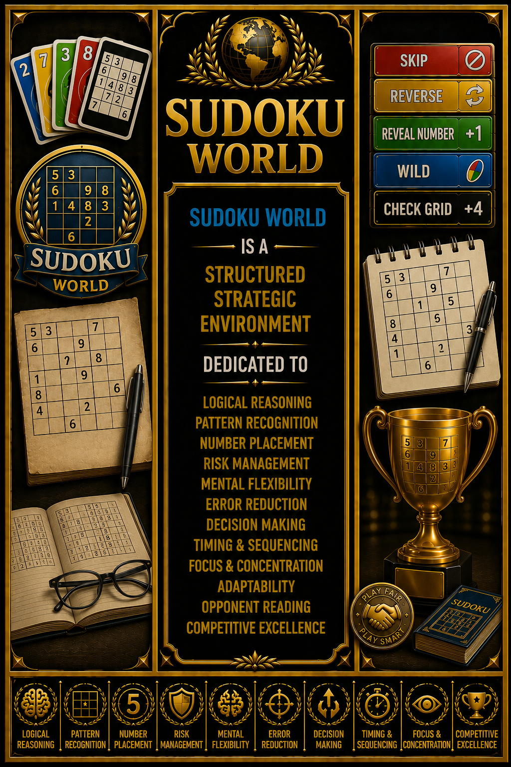 Sudoku World Structured Trivia Environment